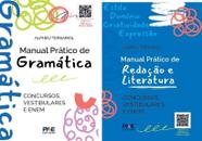 Kit enem e concursos - livros: manual prático de redação e literatura e gramatica