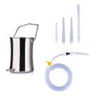Kit Enema Café Balde Aço Inoxidável - Pronta Entrega - Nf