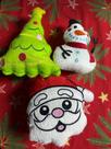 Kit enfeite de árvore de natal/boneco de neve/árvore/papai noel/pronta entrega