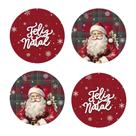 Kit Enfeite de Natal 4 Pcs - Noel/feliz Natal
