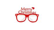 Kit Enfeite De Natal Óculos Natalino