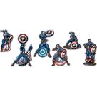 Kit Enfeite Impresso em EVA - Vingadores - Capitão América -01 unidade - Piffer- Rizzo