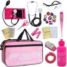 Kit Enfermagem Academico Aparelho Pressao Estetoscópio Bolsa Multi P.A. Med Kit Enfermagem Academico Aparelho Pressao Estetoscópio Bolsa Multi P.A. Med