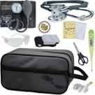 Kit Enfermagem Aparelho de Pressão Estetoscópio Aneroide Estágio Premium Kit Enfermagem Aparelho de Pressão Estetoscópio Aneroide Estágio Premium