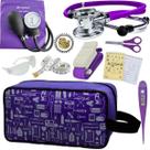 Kit Enfermagem Aparelho de Pressão Estetoscópio Aneroide Medidor Glicemia Completo Estampado Incoterm Kit Enfermagem Aparelho de Pressão Estetoscópio Aneroide Medidor Glicemia Completo Estampado Incoterm