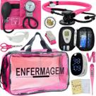 Kit Enfermagem Aparelho De Pressao P.A Med Estetoscopio Duplo