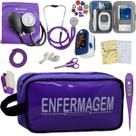 Kit Enfermagem Aparelho Pressao Manual Esteto Multi Completo Incoterm