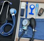 Kit Enfermagem Completo Azul Esteto Rappaport + Esfigmo P.A MED + Oxímetro Garrote Lanterna Lapela Kit Enfermagem Completo Azul Esteto Rappaport + Esfigmo P.A MED + Oxímetro Garrote Lanterna Lapela