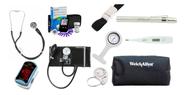 Kit Enfermagem Esfigmo E Rappaport Duplo Com Trena P. A. MED