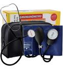 Kit Enfermagem Esfigmo + Estetoscópio Manual Premium Pressão Cor Azul Kit Enfermagem Esfigmo + Estetoscópio Manual Premium Pressão Cor Azul