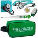 Kit Enfermagem Estágio Com Aparelho de Pressão Estetoscópio Rappaport Duplo Acadêmico Completo