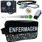 Kit Enfermagem Estágio Com Aparelho de Pressão Estetoscópio Rappaport Duplo Acadêmico Completo