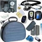Kit Enfermagem Maleta Super Luxo Aparelho Pressao Estetoscopio Aneroide Estagio Academico