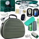 Kit Enfermagem Maleta Super Luxo Aparelho Pressao Estetoscopio Aneroide Estagio Academico