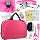 Kit Enfermagem Pamed Premium Aparelho Esteto Medidor Glicose Kit Enfermagem Pamed Premium Aparelho Esteto Medidor Glicose