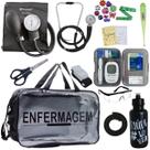 Kit Enfermagem Transparente Medidor Glicose Aparelho Pressao Estetoscópio Multi Incoterm
