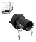 Kit Engate Rápido Camlock Container Ibc 1000l 2x1 Pol