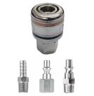 Kit Engate Rápido Compressor 1/4 Npt Kit 4 Peças Conectores