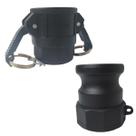 Kit Engate Rápido Fêmea Rosca Interna + Macho Rosca Interna Em Polipropileno 1.1/2 Polegada Conexões Borrachas Londrina