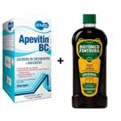 Kit engorda biotonico fontoura original 400ml + apevitin bc 240ml