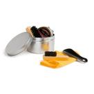 Kit Engraxate c/ Cera Incolor Escova e Flanela