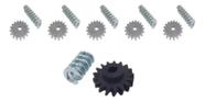 Kit Engrenagem Nylon Rosca S/fim P/5 Espeto Giratório