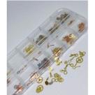 Kit Engrenagem Para Decoração de Unha Nail Encapsulada Art Alongamento Metalizado Kit Engrenagem Para Decoração de Unha Nail Encapsulada Art Alongamento Metalizado