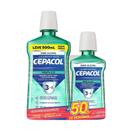Kit Enxaguante Bucal Sem Álcool Cepacol Citrus Fusion 500ml + 250ml