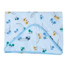 Kit Enxoval Bebê 18pcs - 1 Toalha Banho + 6 Babetes Panos Boca + 3 Cueiros Estampados + 5 Fraldas + 3 Babador Flanelado