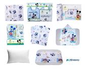 Kit enxoval completo do bebê disney 23-peças algodão premium