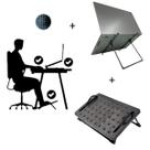 Kit Ergonômico NR-17 Home Office Escritório com Bolinha Anti Stress