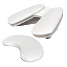 Kit Ergonômico Profissional Apoio De Mão Duplo + Meia-lua