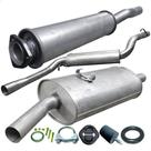 Kit Escap Abafador + Silencioso + Traseiro Santana 2.0 84 86