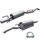 Kit Escap Abafador + Traseiro Corsa 1.0 Classic Sedan 05 09