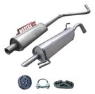 Kit Escap Abafador + Traseiro Punto Evo 1.4 8v 2009 2017