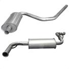Kit Escap Intermediário + Traseiro Fiat Uno G1 1.597 A 02
