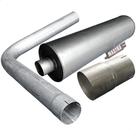 Kit Escap Silencioso + Luva + Tubo Caminhão 1214 1414 89 96