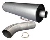 Kit Escap Silencioso+ Tubo Curto Caminhão 2325 Turbo 89 A 96