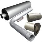 Kit Escap Tubos + Silencioso + Luva Caminhão 1214 1414 89 96