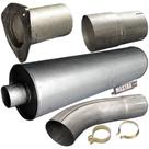 Kit Escap Tubos+ Silencioso+ Luva Caminhão 1214 1414 89 A 96