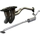 Kit Escapamento Abafador E Tubo Motor Monza Sedan 2.0 92 96