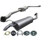 Kit Escapamento Abafador + Silencioso Escort Sw 1.8 1997 02