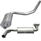Kit Escapamento Abafador + Silencioso Fiat Uno G1 85 A 02