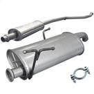 Kit Escapamento Abafador + Traseiro 206 Hatch 1.6 16v 02 08