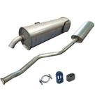 Kit Escapamento Abafador + Traseiro 206 Hatch 1.6 8v 00 A 04 Kit Escapamento Abafador + Traseiro 206 Hatch 1.6 8v 00 A 04