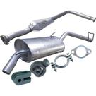 Kit Escapamento Abafador + Traseiro Clio Hatch 1.6 95 A 98