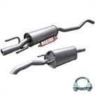 Kit Escapamento Abafador + Traseiro Corsa Sedan 1.6 8v 96 04