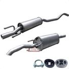 Kit Escapamento Abafador+ Traseiro Corsa Wagon 1.6 16v 97 01