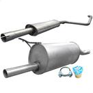 Kit Escapamento Abafador + Traseiro Duster 1.6 16v 12 A 16