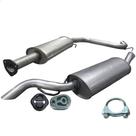 Kit Escapamento Abafador + Traseiro Escort Pointer 1993 1996